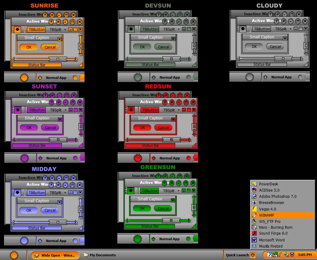 Sunrise V2 Color Pack