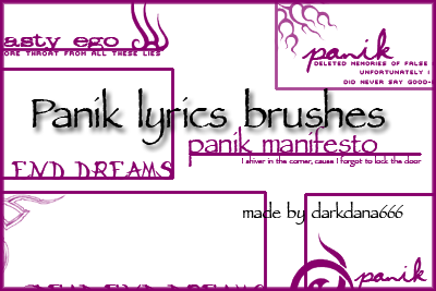 panik lyrics brushes