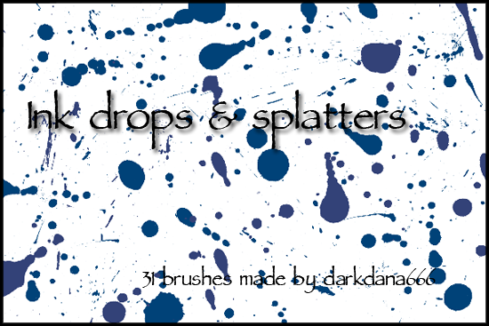 Ink drops