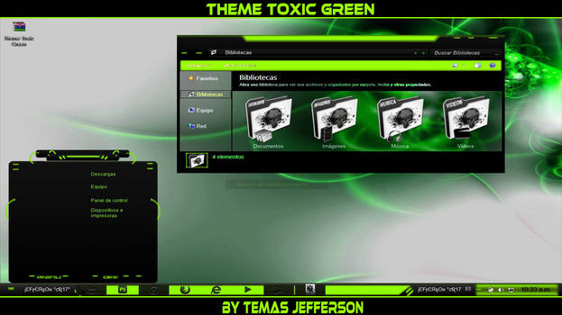 New Theme Toxic Green For W7