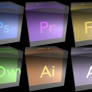 3D Adobe Cube Icons