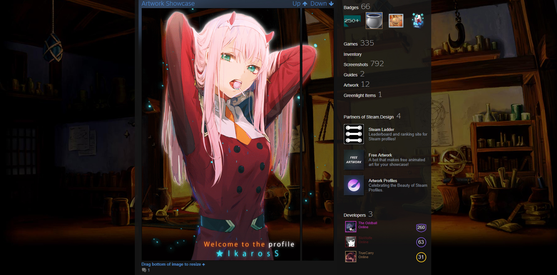 Anime animated artwork for steam фото 113