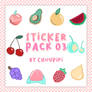 Sticker Pack #03 by Chuupipi
