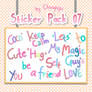 Sticker Pack 07 by Chuupipi