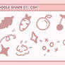 DOODLE SHAPE O1 ( by CHUUPIPI )