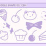 DOODLE SHAPE O2 ( by CHUUPIPI )