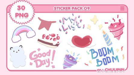 STICKER PACK O9 By Chuupipi