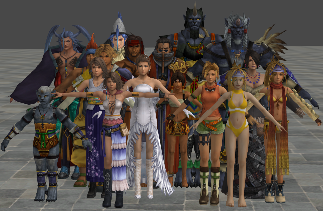 Xnalara Final Fantasy X Models By Twinlightownz On Deviantart
