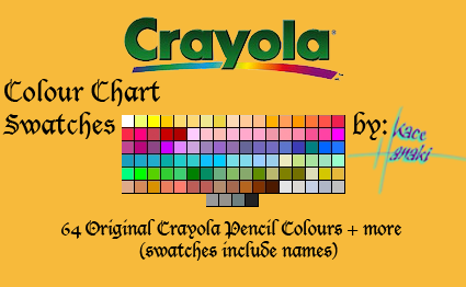 Crayola Pencils - 106 Swatches