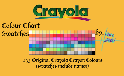 Crayola Crayons - 133 Swatches
