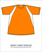 Jersey T-shirt Template