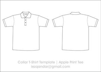 Collar Tee Template