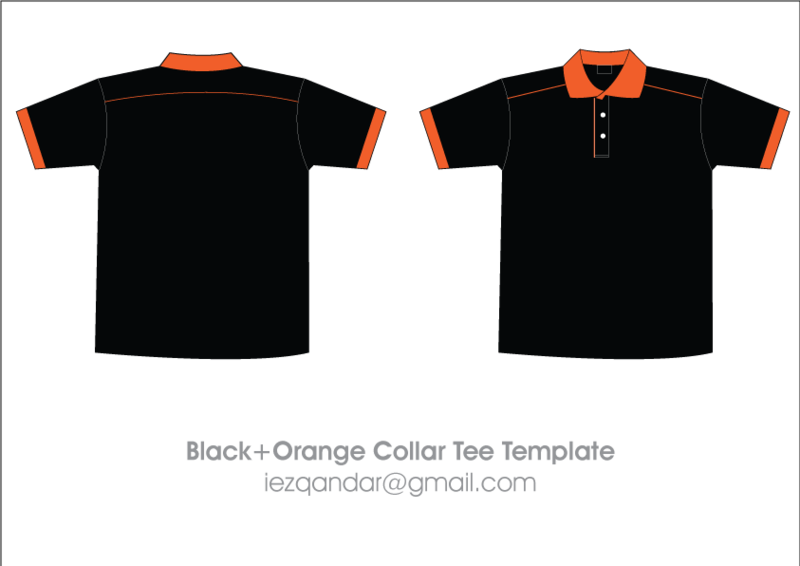 Collar T-shirt Template