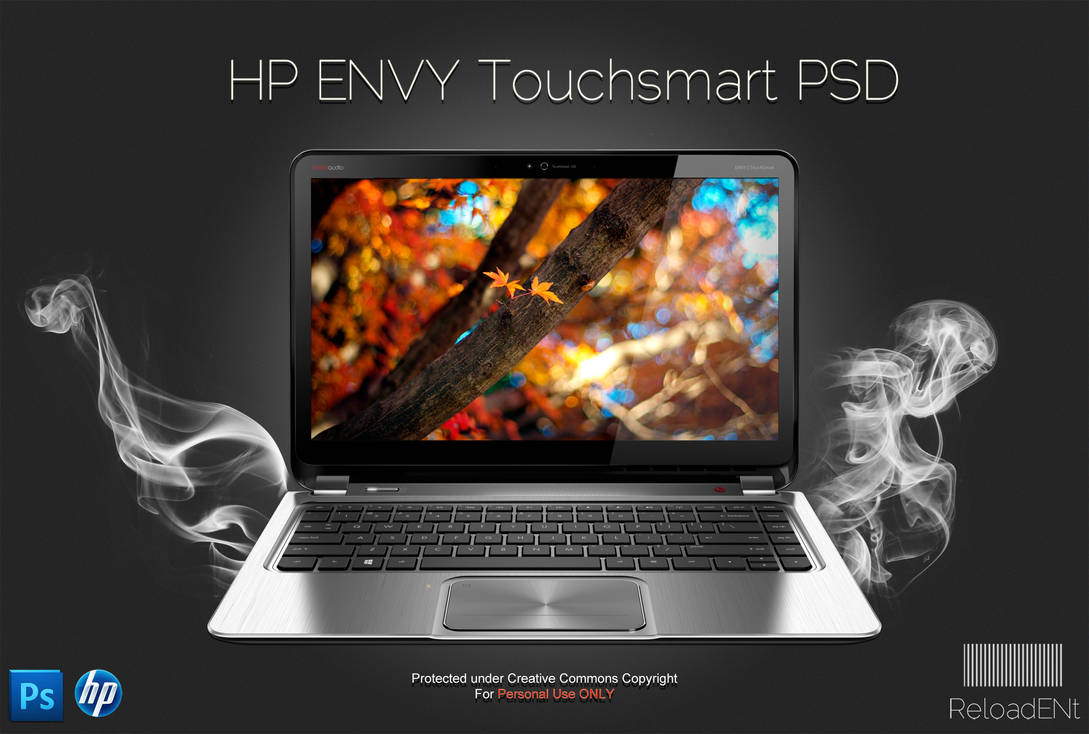 HP ENVY Touchsmart Template .PSD by ReloadENt on DeviantArt