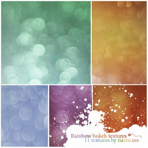 Rainbow Bokeh Textures
