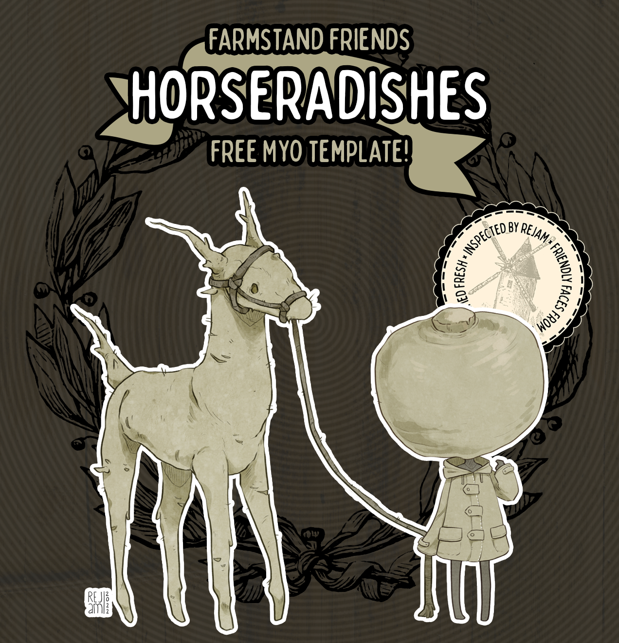 FREE MYO! Horseradishes! by rejamrejam on DeviantArt