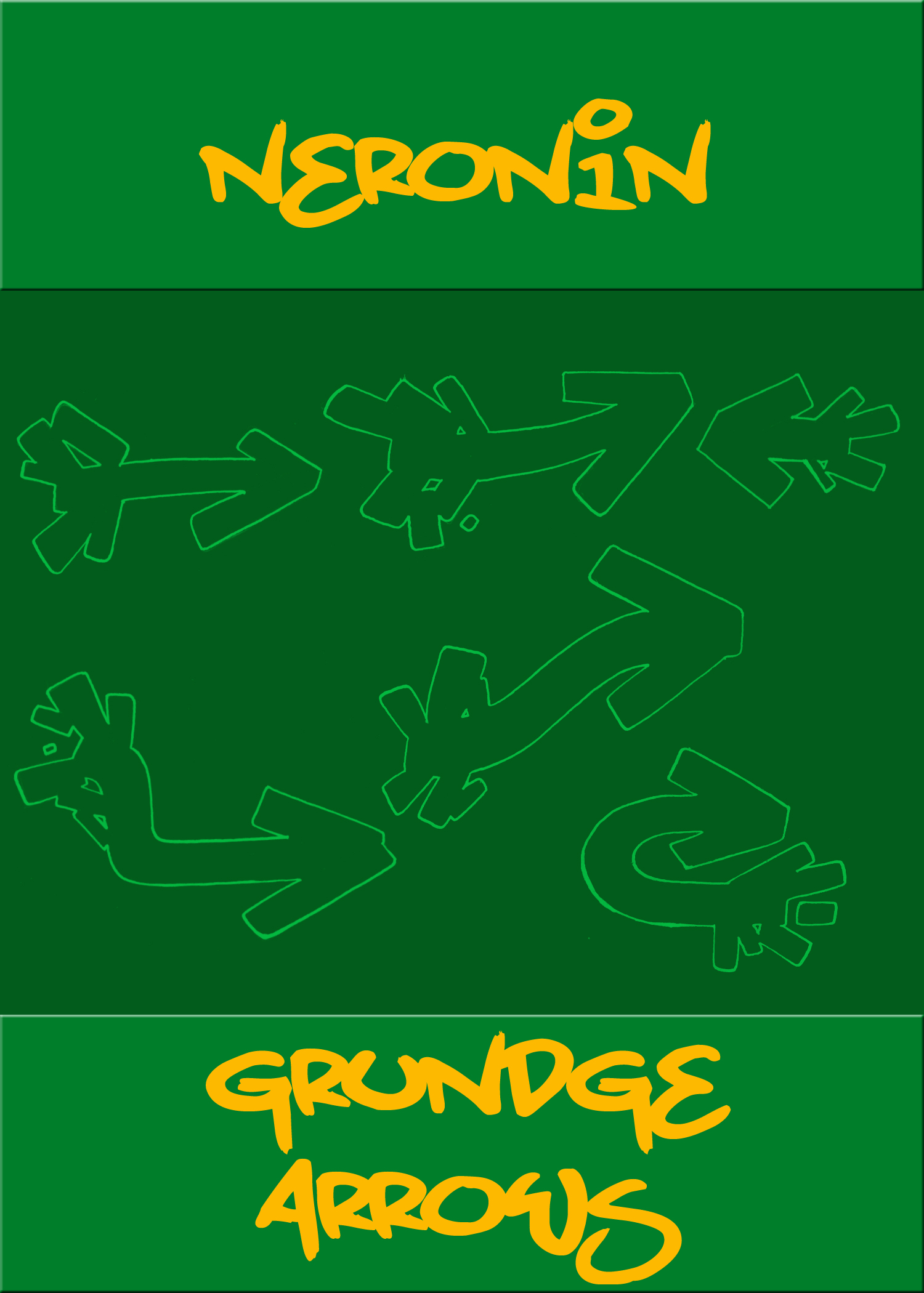 GRUNDGE ARROWS BRUSH SET