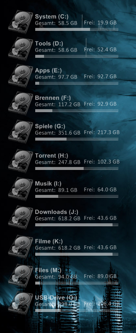 HDD Status Modded by Frosch99