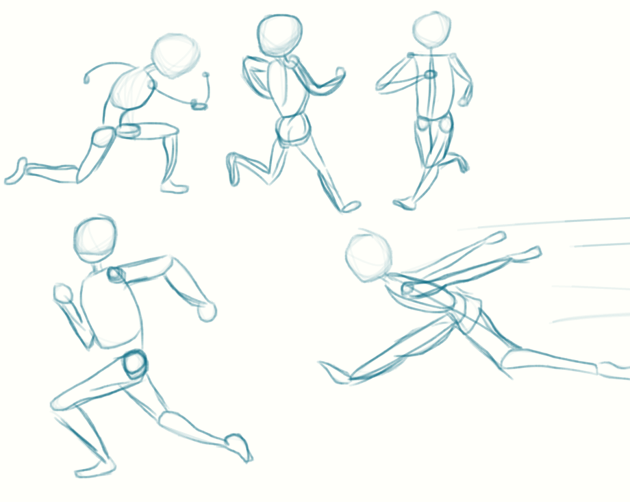 picture Running Drawing Ref running ref sheet by snowchibz on