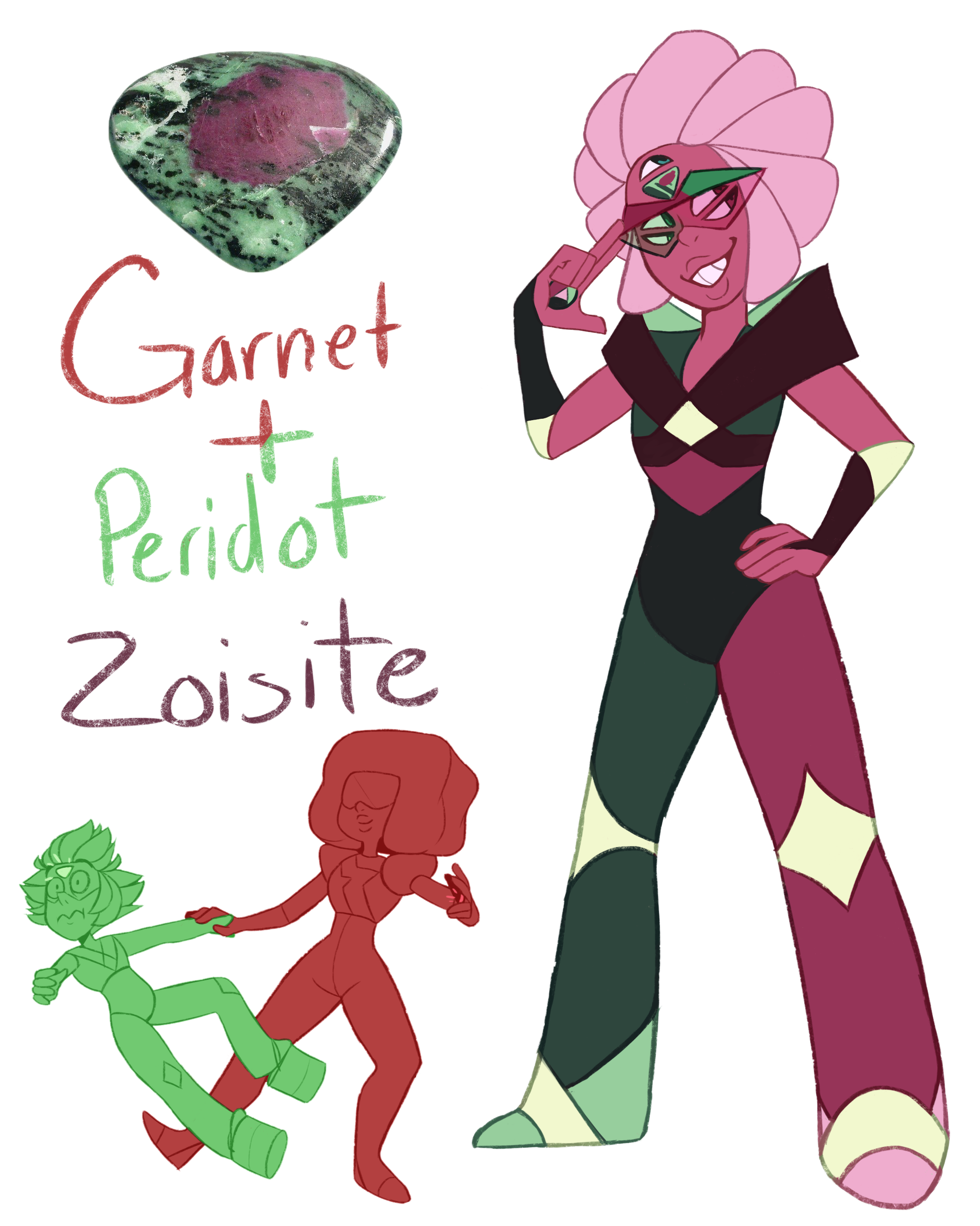 FT - (Garnet/Peridot) Zoisite