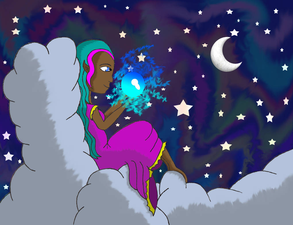 Sora in the Night Sky by MoonStarEeveeBlue on DeviantArt