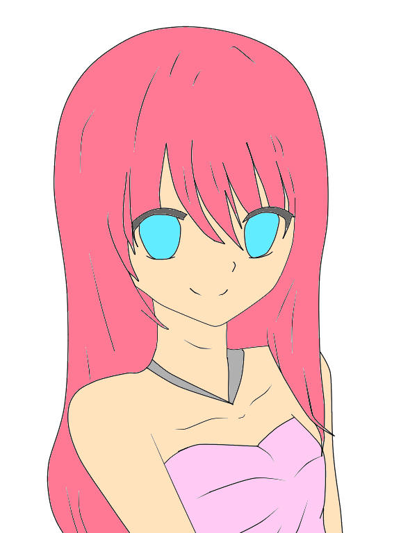 Cute girl (colored) by Mysteryguy21 on DeviantArt