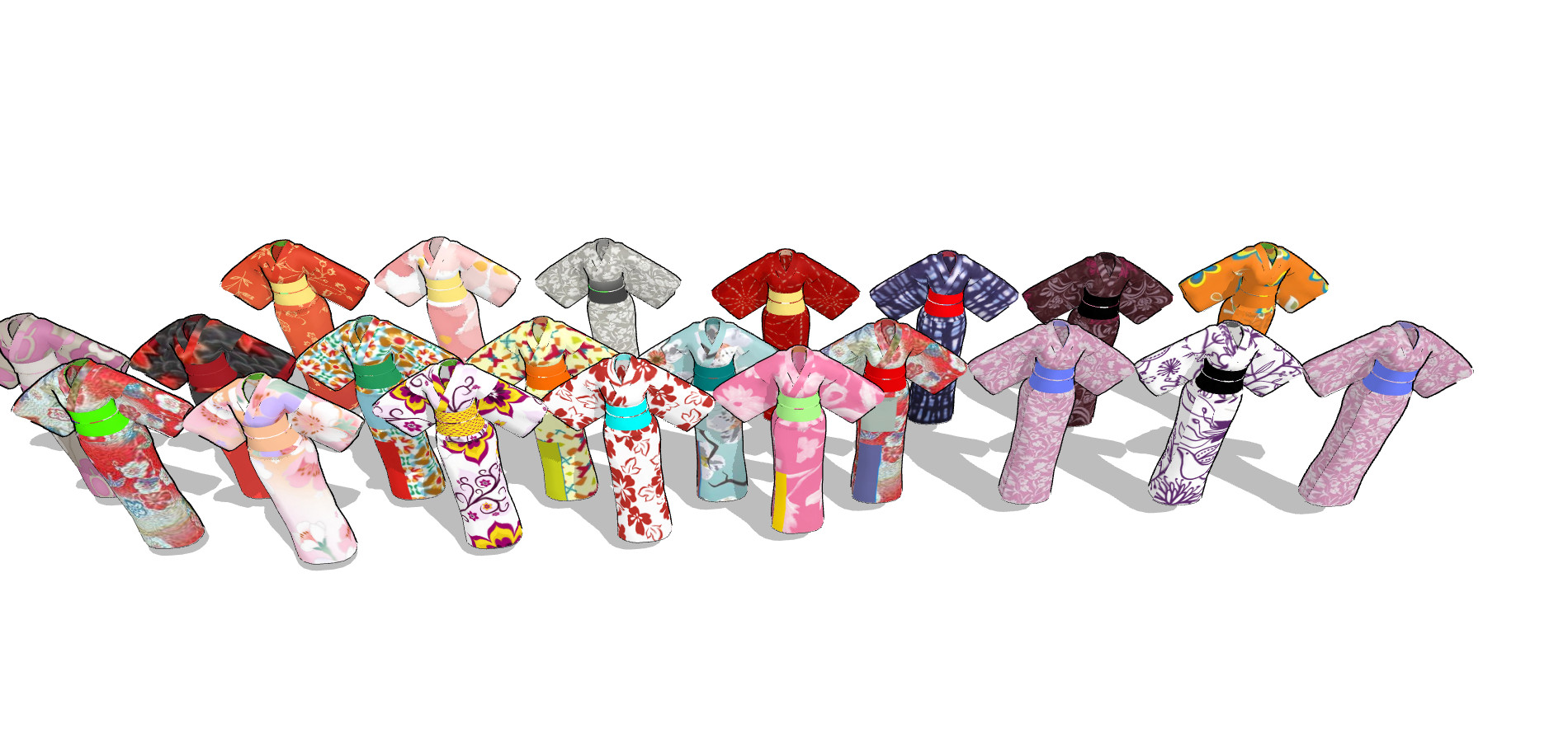 Huge Yukata Pack!