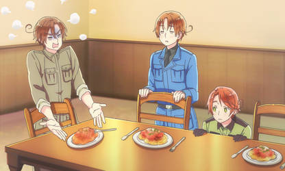 Somebody Touched My Spaghet (APH GIF) by Cioccolatodorima