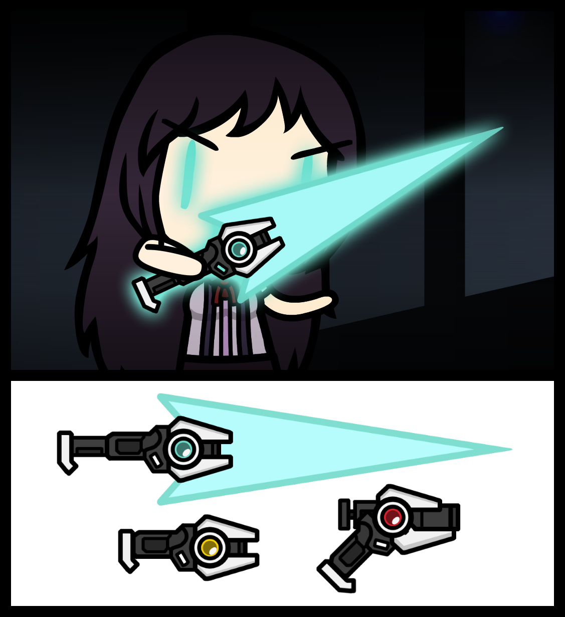 Walfas/Prop) Model ZX's Saber by PsyKoTMK on DeviantArt