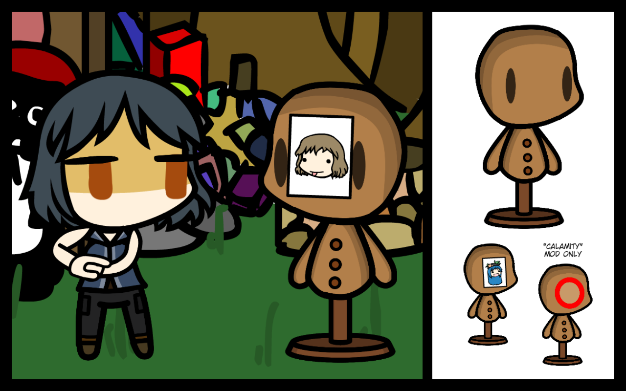 (Walfas/Prop) Terraria Target Dummy by PsyKoTMK on DeviantArt