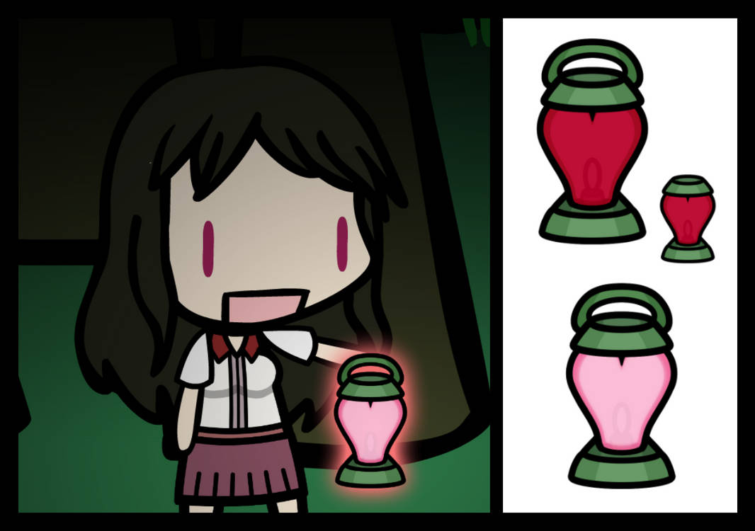(Walfas/Prop) Terraria Heart Lantern by PsyKoTMK on DeviantArt