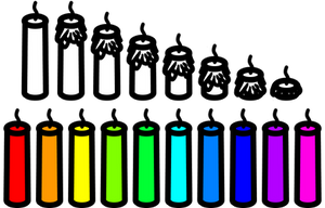 (Walfas/Prop) Unlit Candles