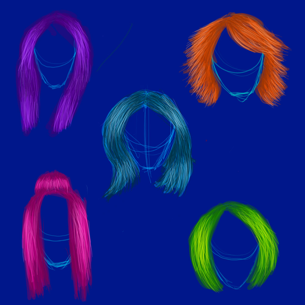 Hair Sketches