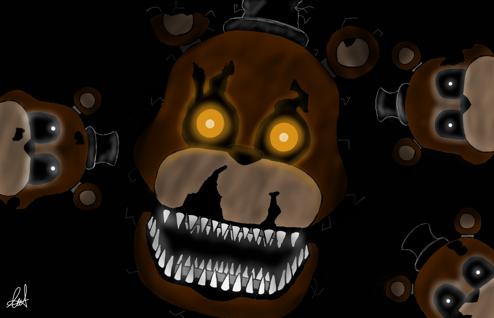 FNAF 4 Nightmare Freddy by RubyRose10 on DeviantArt