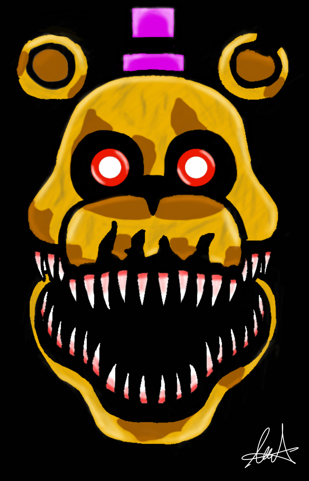Nightmare Fredbear (Fnaf 4) by DDolhon on DeviantArt