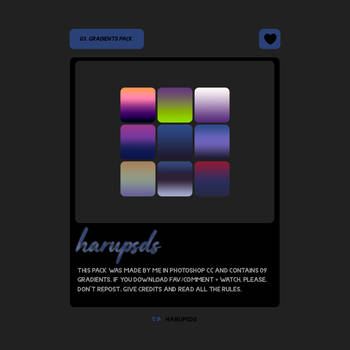 gradients pack 02 - harupsds by harupsds on DeviantArt