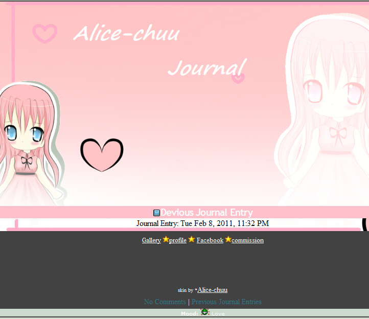 Journal skin by Alice