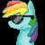 Free to use Rainbow Dash icon