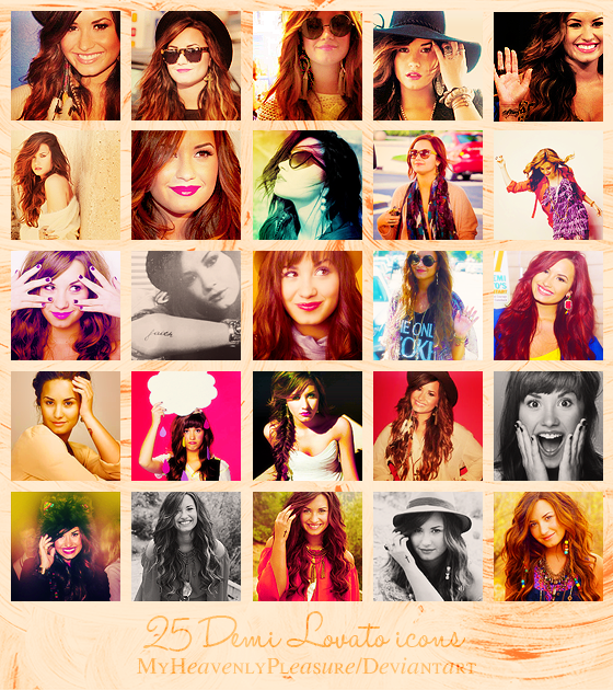 25 Demi Lovato icons