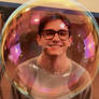 Ty trapped in a bubble