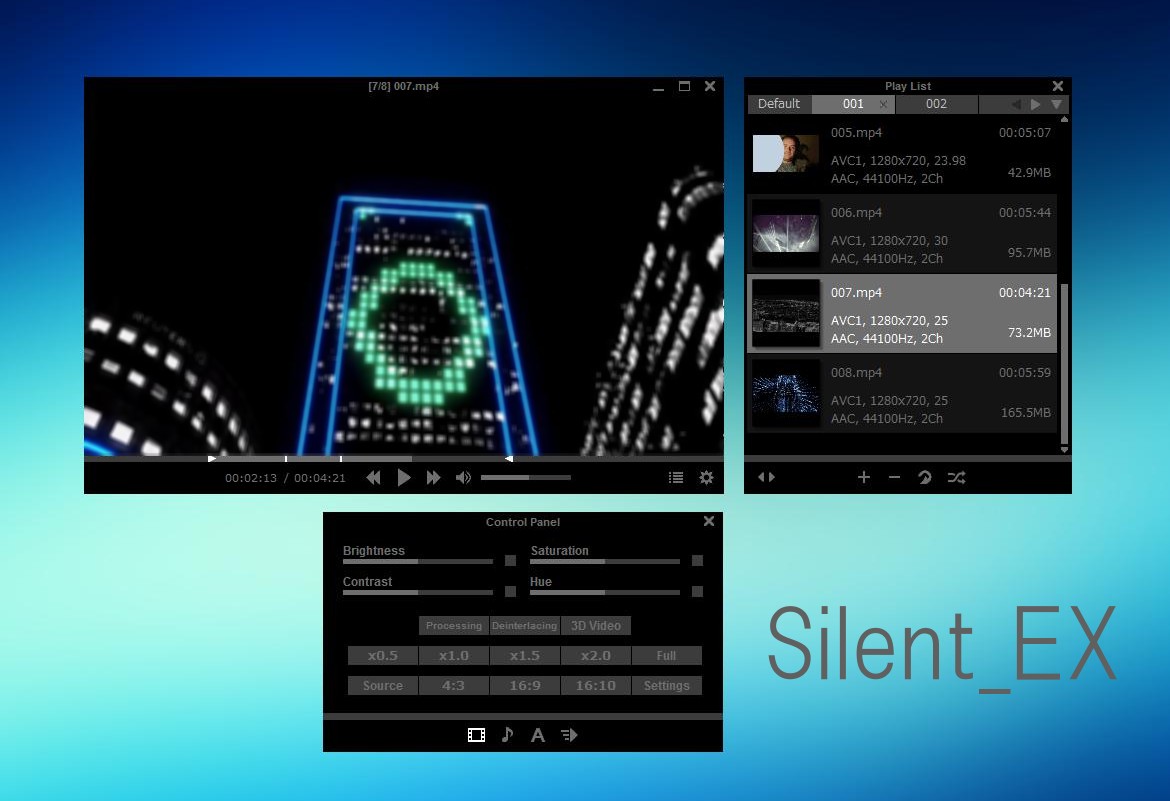 Potplayer Skin - Silent_EX (2016/5/3 Update) by experiments4