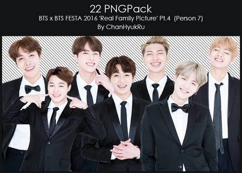 22 / BTS x BTS FESTA 2016 Pt.4 PNGPack