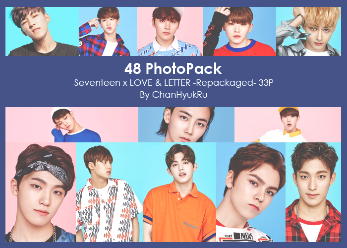 48 / Seventeen x LOVE and LETTER Repack PhotoPack