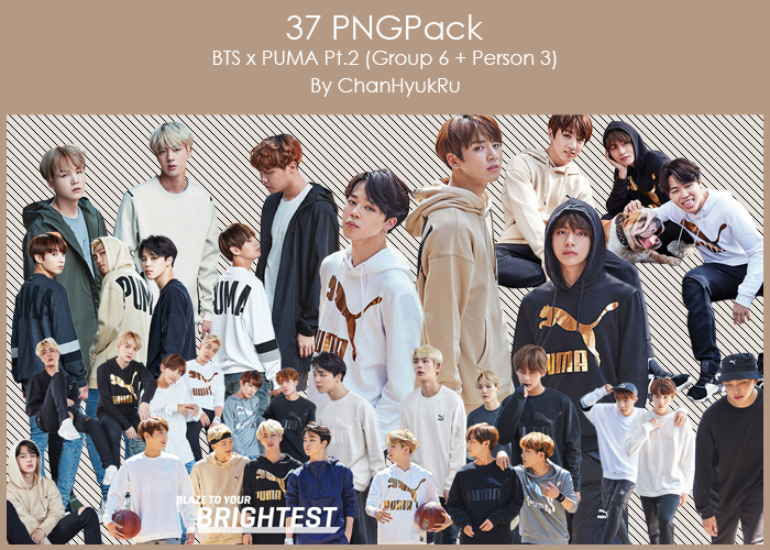 37 / BTS x PUMA Pt.2 PNGPack