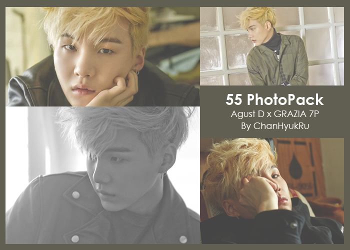 55 / Agust D x GRAZIA PhotoPack