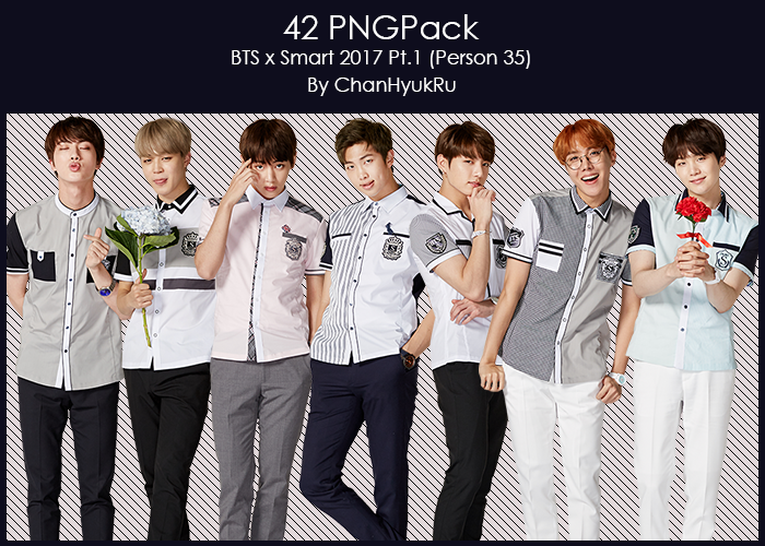 42 Bts X Smart 2017 Pt 1 Pngpack By Chanhyukru On Deviantart