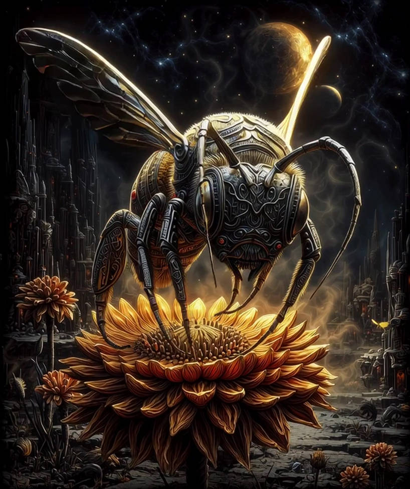 Robotic Bees Restores Life after Apocalypse by Elysium56 on DeviantArt