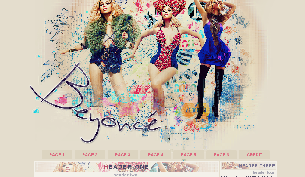 Beyonce Knowles Domain Layout