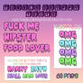 Tumblr Drippy Texts | PNG'S |