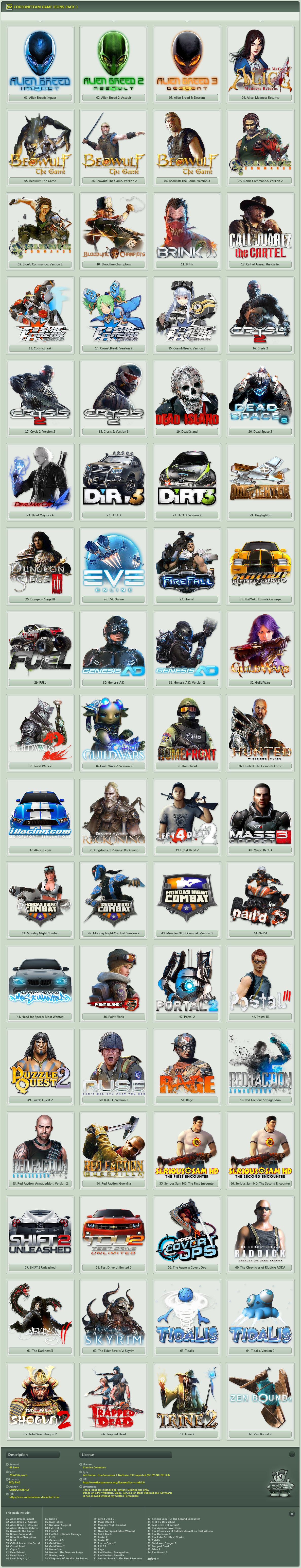 Game Icons Pack 3